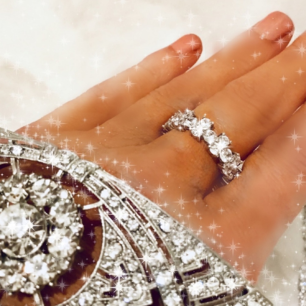 🔱'6CTTW' TIARA 33 ROUND ETERNITY BAND🔱SZ 6,7,8